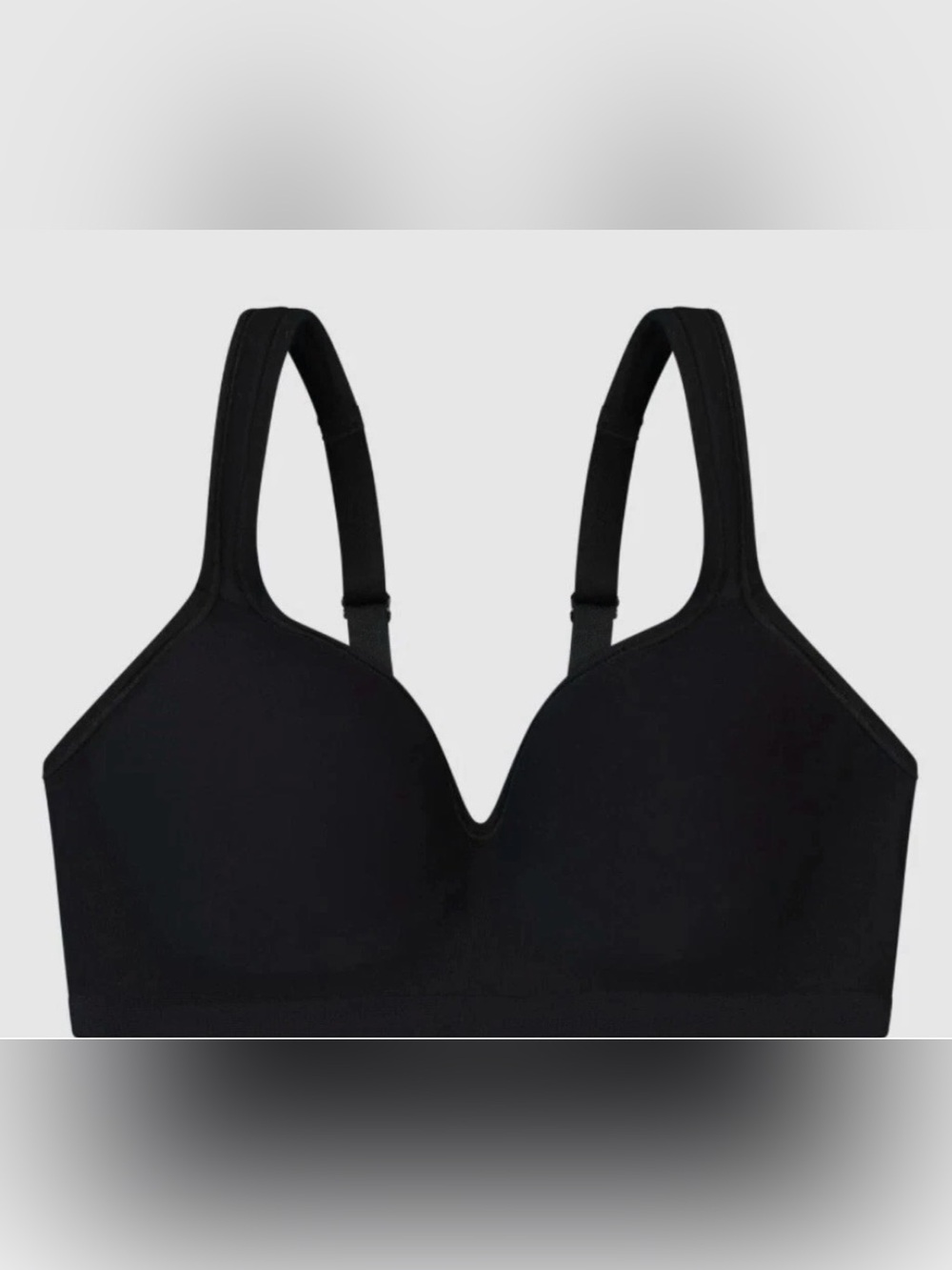NWT UNDEROUTFIT BRA The Perfect Neckline Bra 460 Black Sz 4X